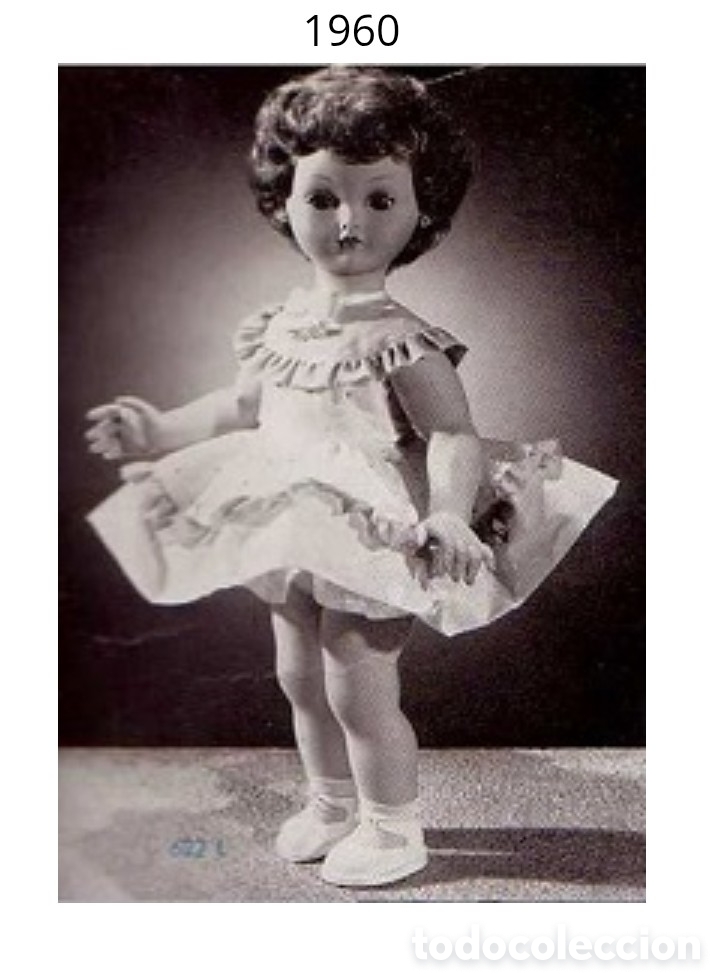 Mu&ntilde;ecas extranjeras: Mu&ntilde;eca Bella de los a&ntilde;os 50 o 60 - Foto 3