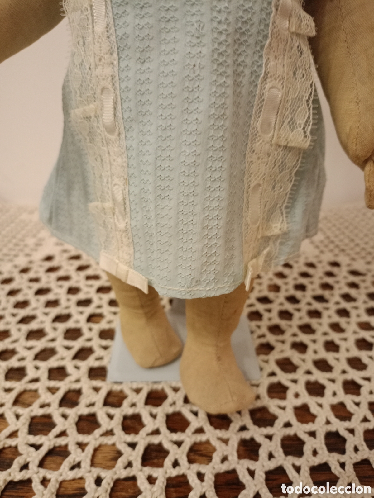 Mu&ntilde;ecas extranjeras: Mu&ntilde;eca antigua tipo Lenci - Foto 4