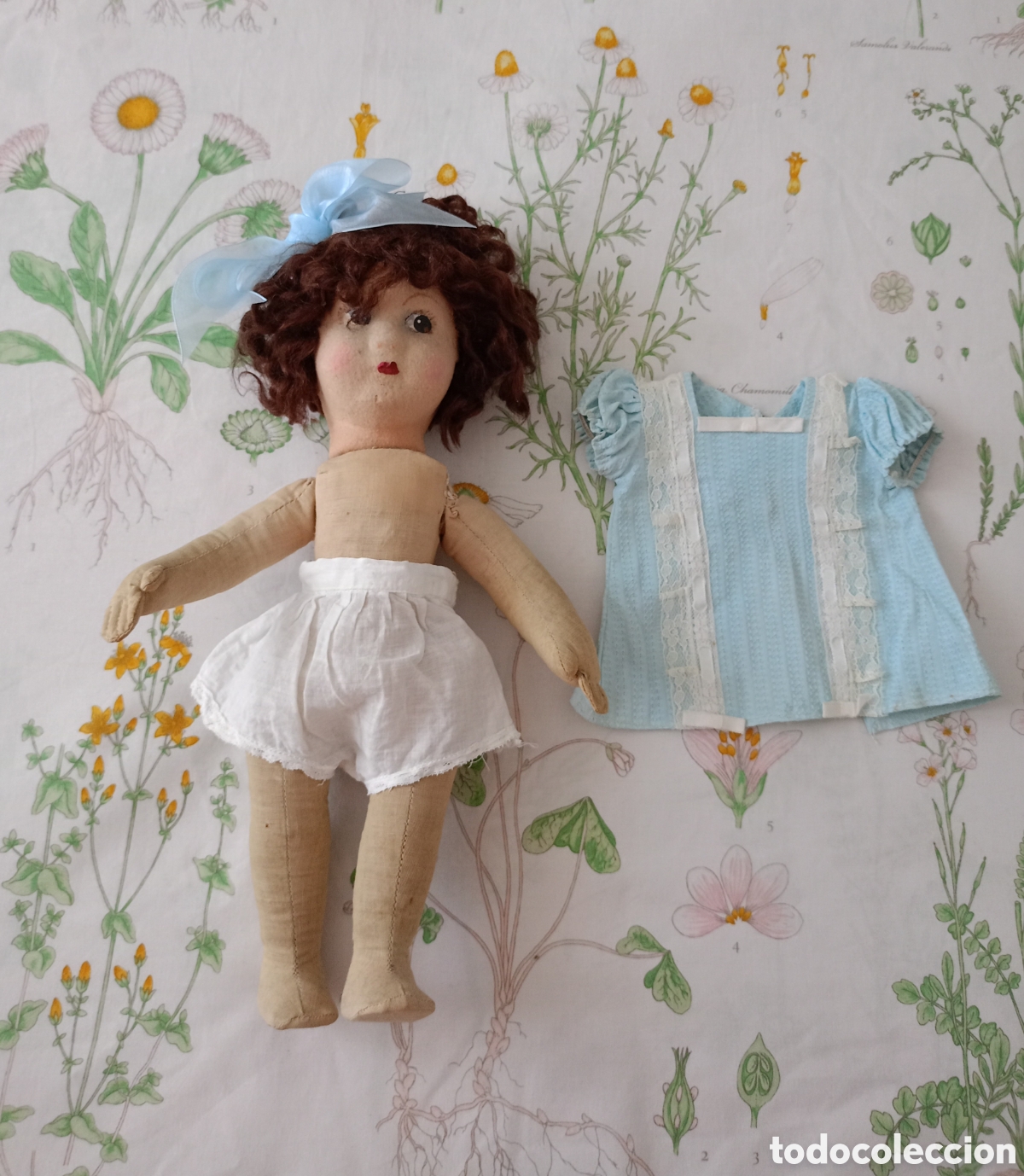 Mu&ntilde;ecas extranjeras: Mu&ntilde;eca antigua tipo Lenci - Foto 7