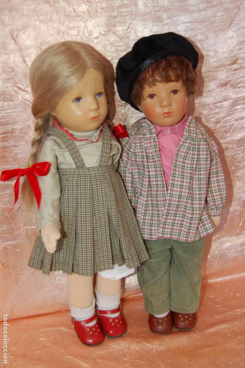 Mu&ntilde;ecas extranjeras: pareja de mu&ntilde;ecos kathe kruse - Foto 2