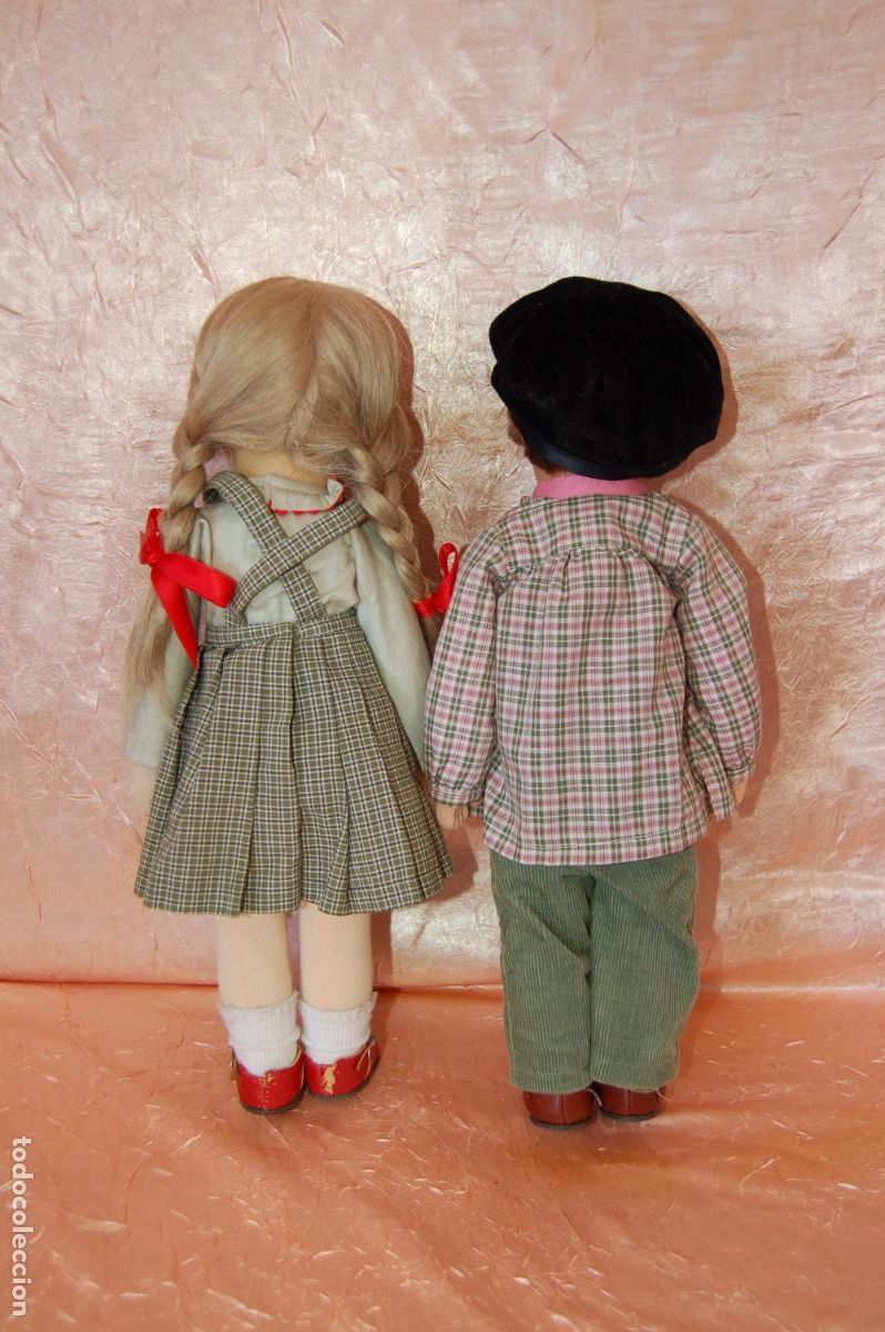 Mu&ntilde;ecas extranjeras: pareja de mu&ntilde;ecos kathe kruse - Foto 3