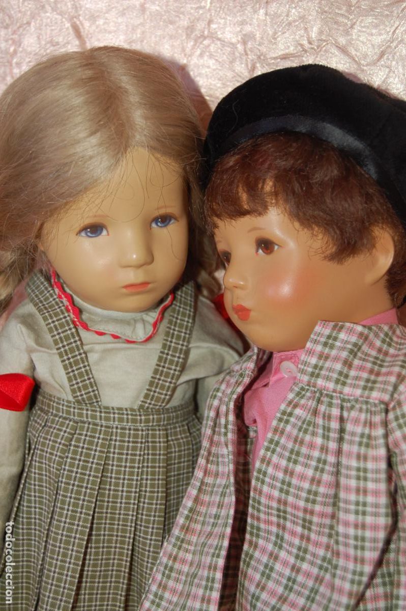 Mu&ntilde;ecas extranjeras: pareja de mu&ntilde;ecos kathe kruse - Foto 4