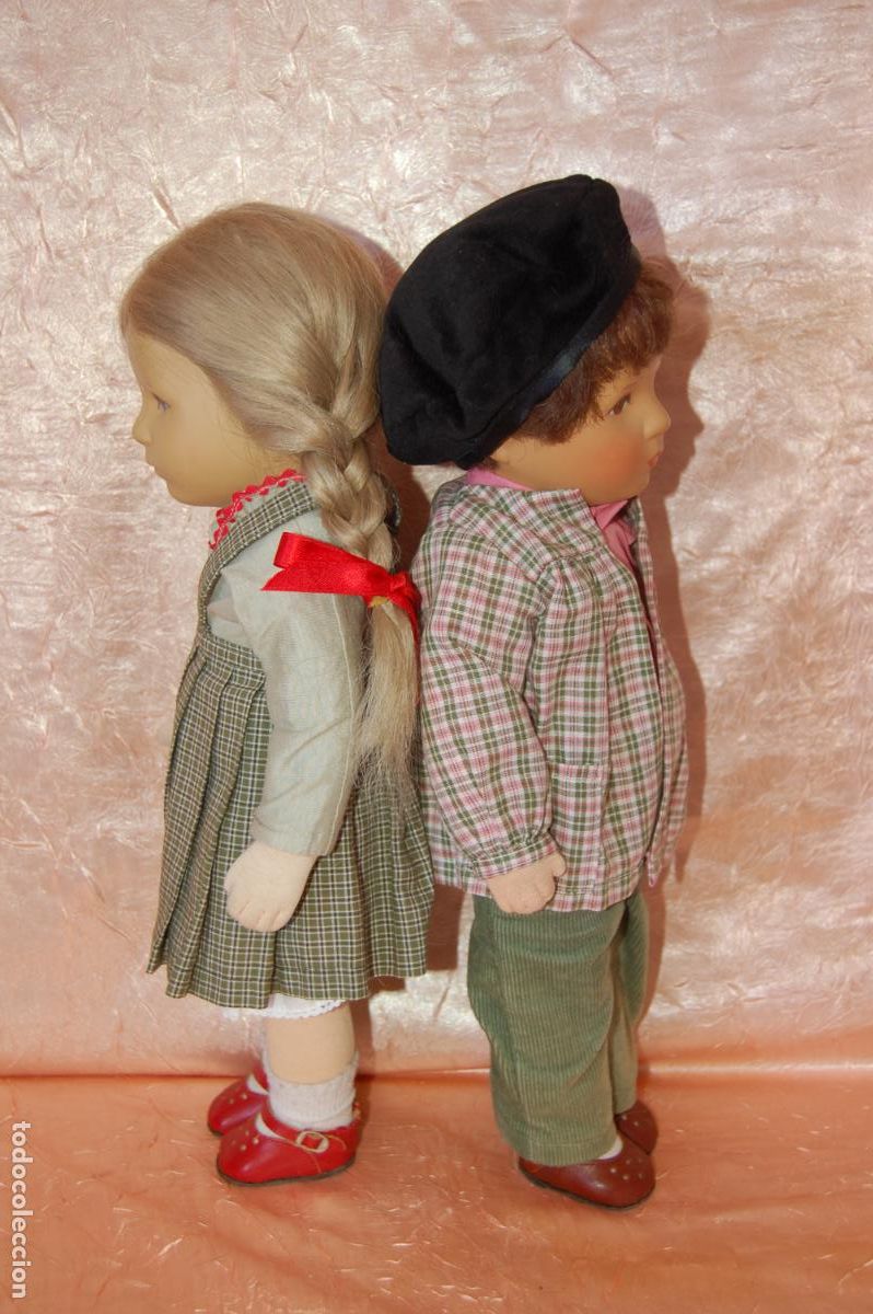 Mu&ntilde;ecas extranjeras: pareja de mu&ntilde;ecos kathe kruse - Foto 6