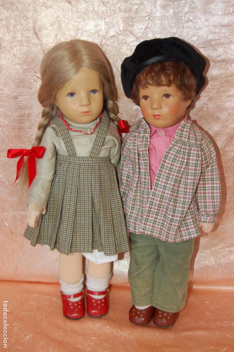 Mu&ntilde;ecas extranjeras: pareja de mu&ntilde;ecos kathe kruse - Foto 8