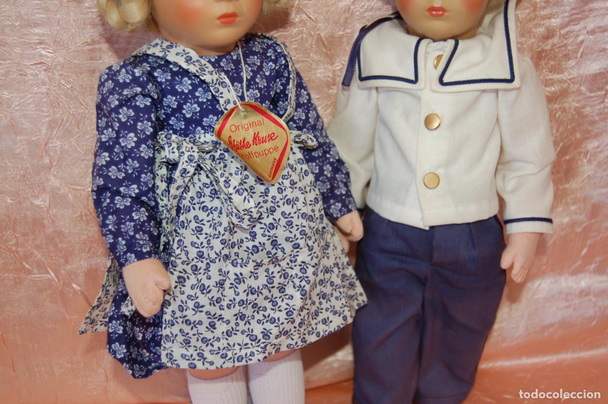 Mu&ntilde;ecas extranjeras: pareja de mu&ntilde;ecas kathe kruse - Foto 4