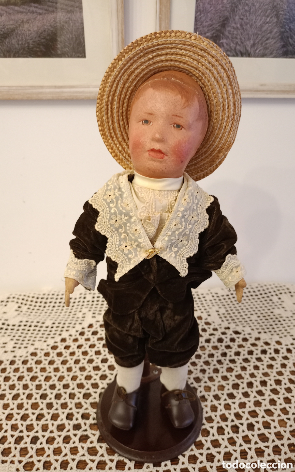 Mu&ntilde;ecas Extranjeras: Mu&ntilde;eca antigua tipo Kathe Kruse