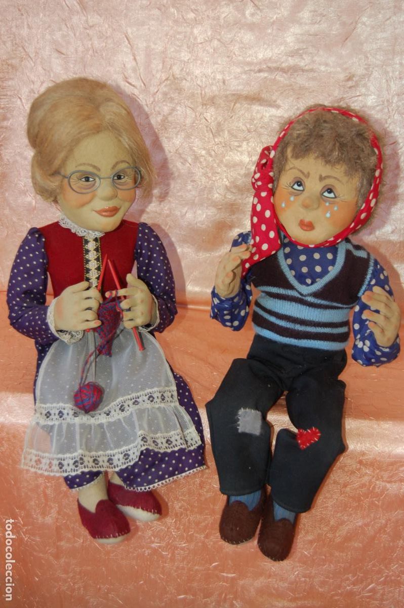 Mu&ntilde;ecas extranjeras: pareja de mu&ntilde;ecos alemanes antiguos - Foto 4