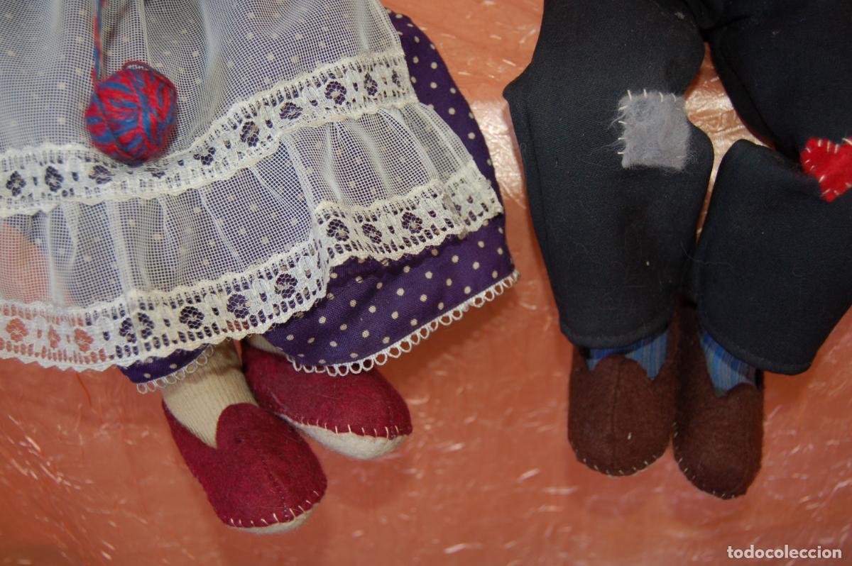 Mu&ntilde;ecas extranjeras: pareja de mu&ntilde;ecos alemanes antiguos - Foto 8