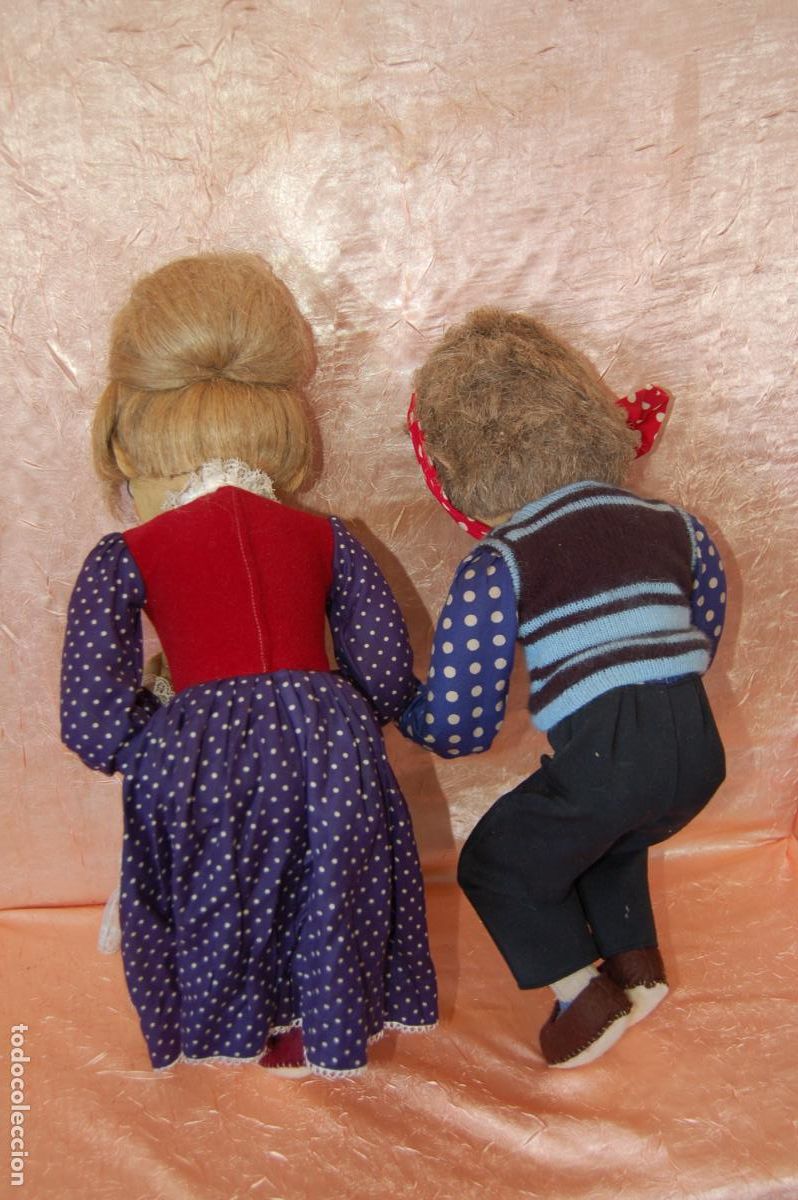Mu&ntilde;ecas extranjeras: pareja de mu&ntilde;ecos alemanes antiguos - Foto 10
