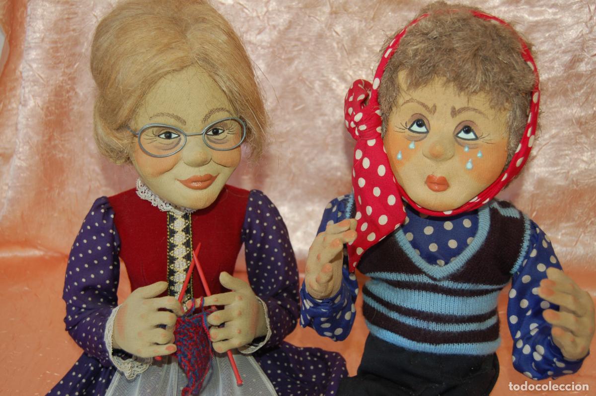 Mu&ntilde;ecas Extranjeras: pareja de mu&ntilde;ecos alemanes antiguos