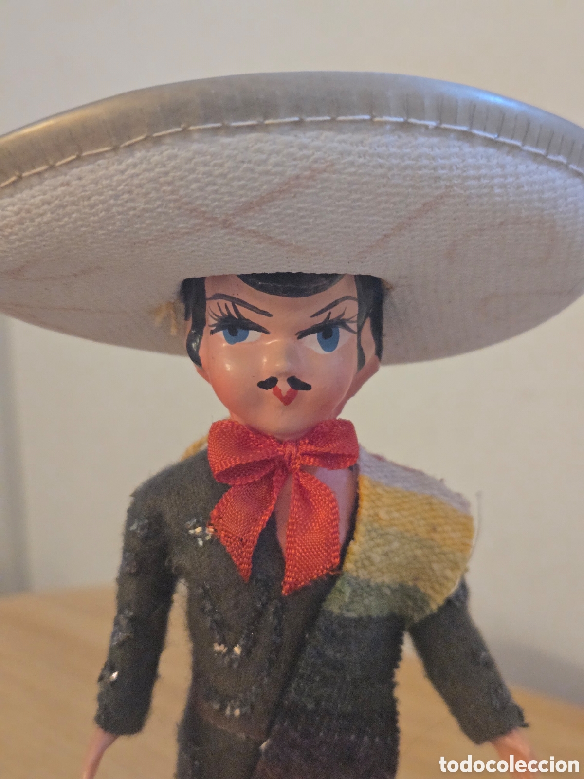Mu&ntilde;ecas extranjeras: Antiguo mu&ntilde;eco mexicano Cantinflas - Foto 2
