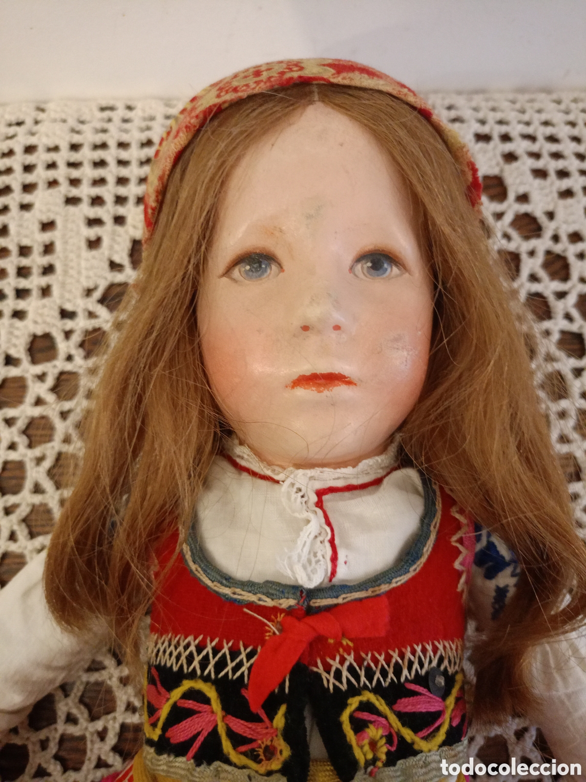 Mu&ntilde;ecas extranjeras: Mu&ntilde;eca antigua Kathe Kruse 1928 - Foto 7