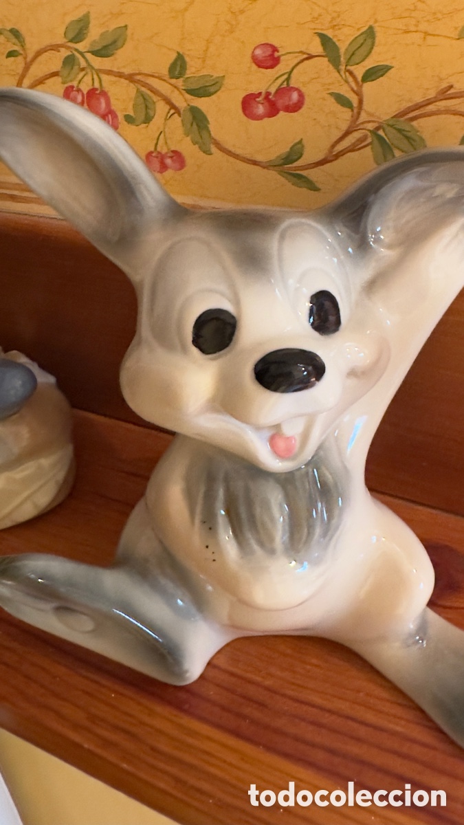 Mu&ntilde;ecas extranjeras: Conejo Tambor de Bambi Pal&eacute;s Disney porcelana