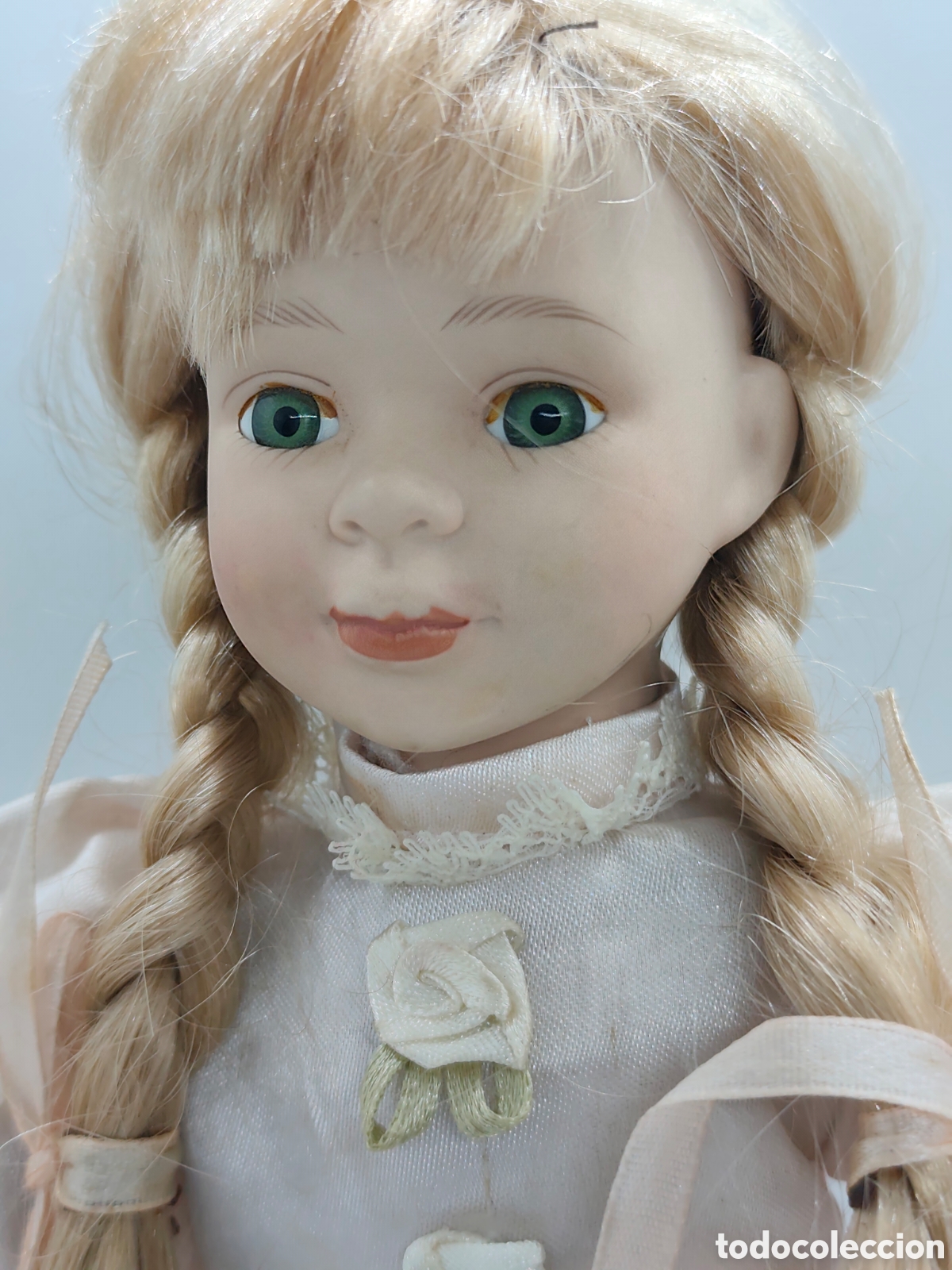Mu&ntilde;ecas extranjeras: MU&Ntilde;ECA DE PORCELANA ANTIGUA - Foto 2