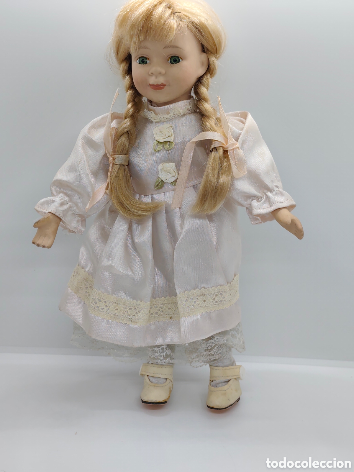 Mu&ntilde;ecas extranjeras: MU&Ntilde;ECA DE PORCELANA ANTIGUA - Foto 4