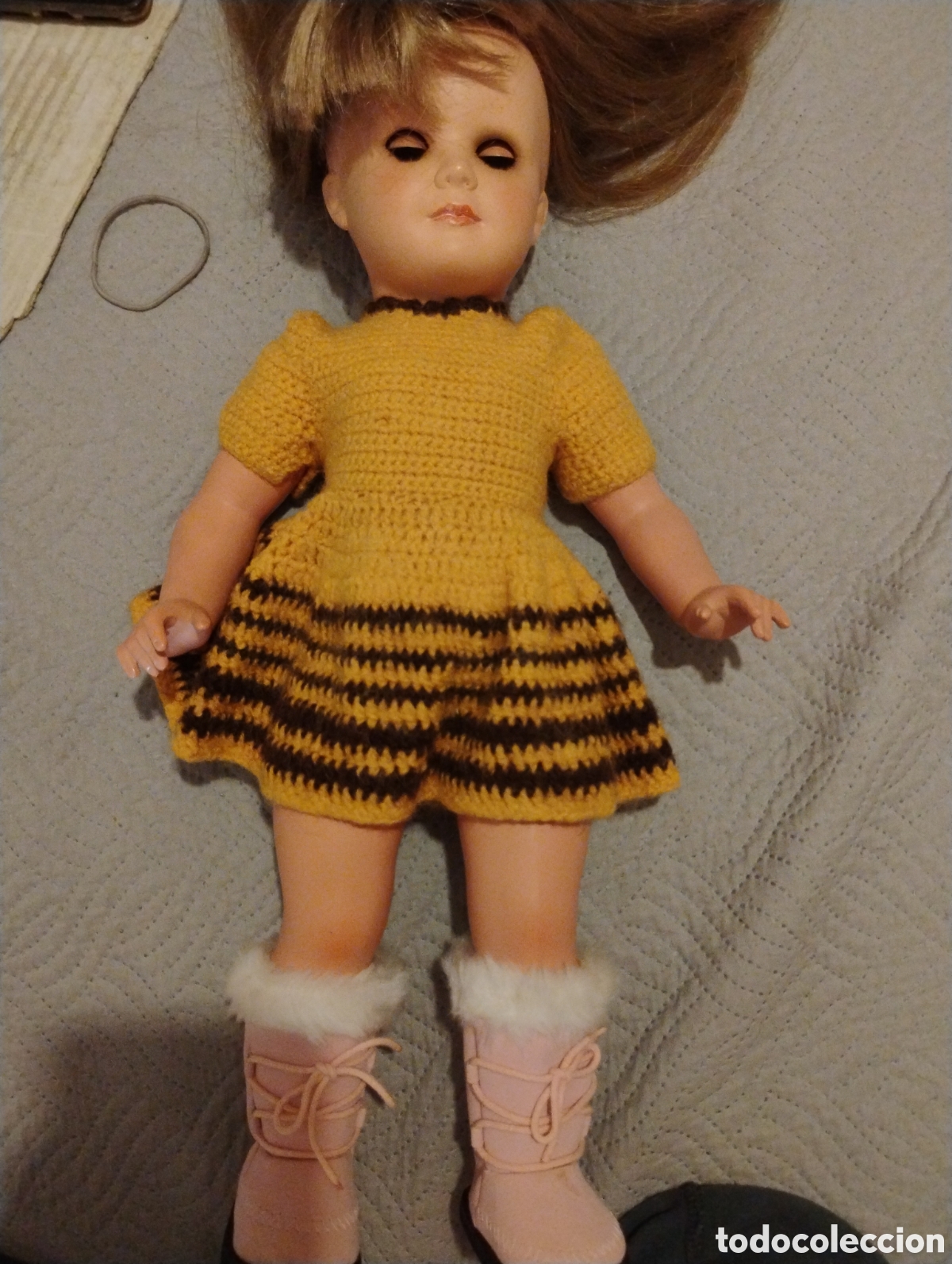 Mu&ntilde;ecas extranjeras: Antigua Mu&ntilde;eca Alemana Nicaput K&ouml;nig & Wernicke (K&W 45cm) - Ojos Flirteadores + Ropa