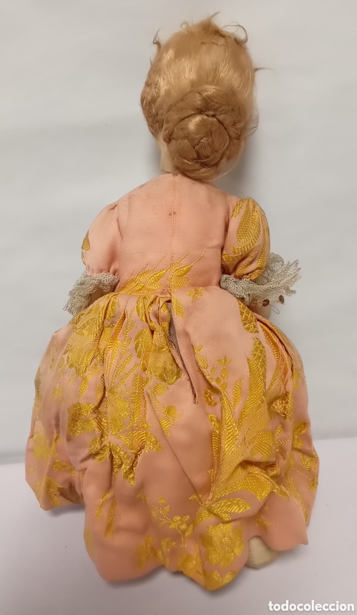Mu&ntilde;ecas extranjeras: Mu&ntilde;eca de &eacute;poca tipo Lenci Pag&eacute;s de fieltro prensado - Foto 5