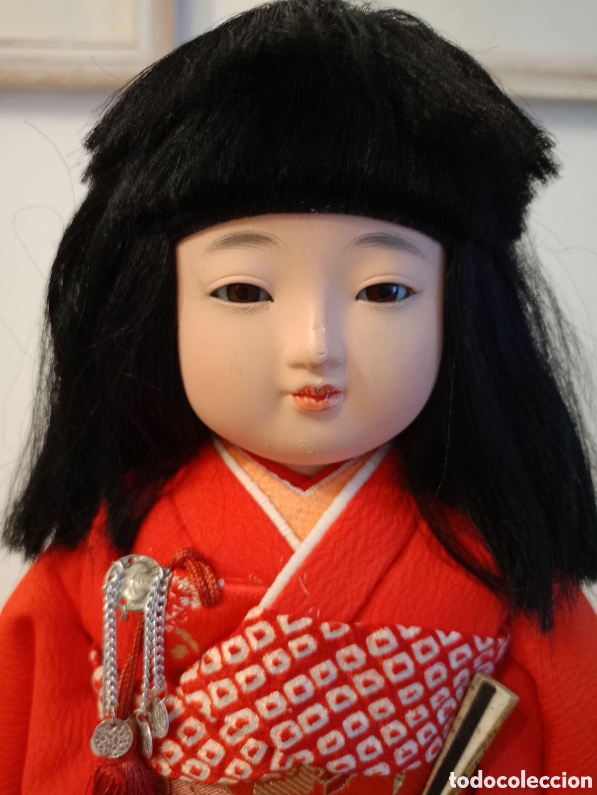 Mu&ntilde;ecas extranjeras: Mu&ntilde;eca antigua japonesa ichimatsu