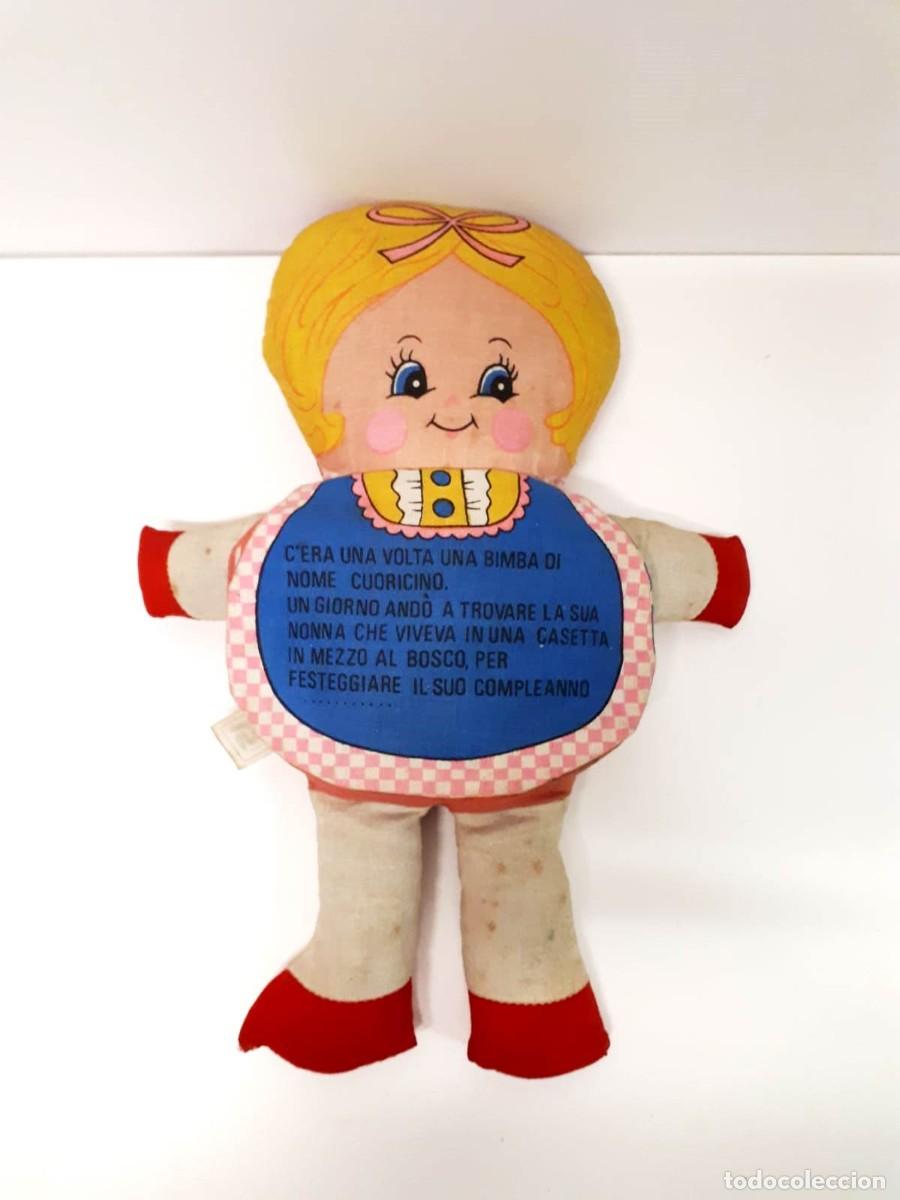 Mu&ntilde;ecas extranjeras: Bambola in pezza &rdquo;Cuoricino&rdquo; vintage GiG con fiaba - vintage Bambola di Stoffa Trasformabile