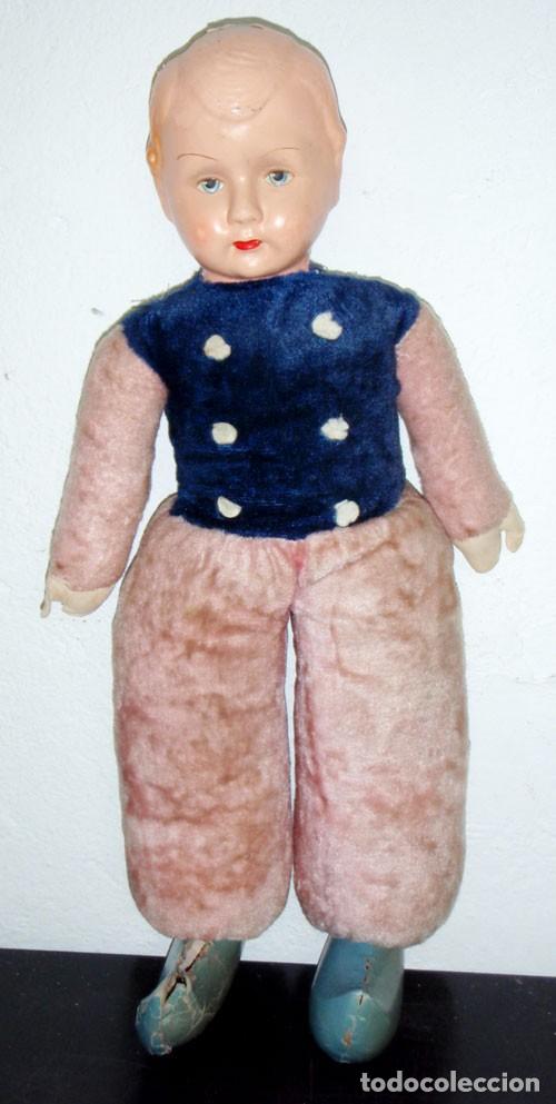 Mu&ntilde;ecas extranjeras: Mu&ntilde;eco antiguo - 66 cm