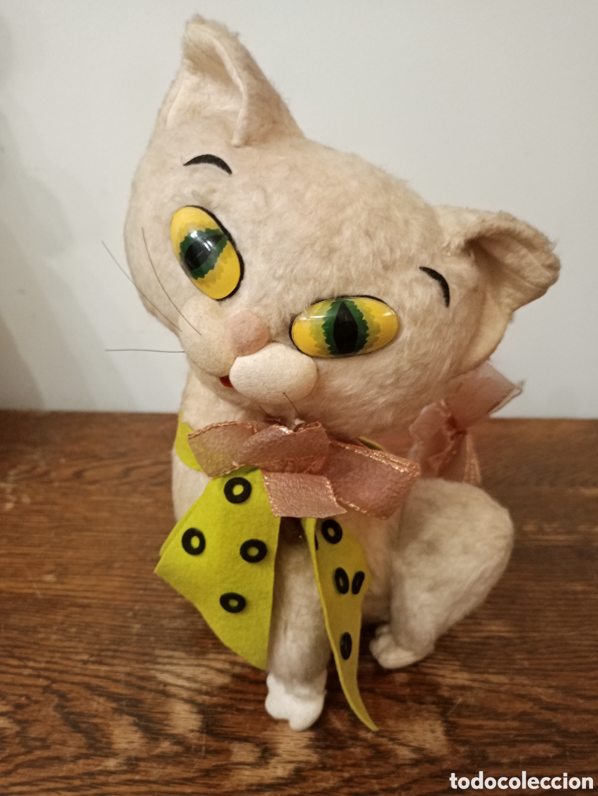 Mu&ntilde;ecas extranjeras: Precioso gatito Lenci a&ntilde;os 50