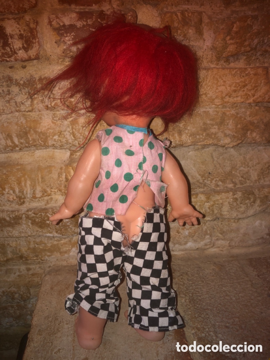 Mu&ntilde;ecas extranjeras: Mu&ntilde;eco payaso antiguo - Foto 3