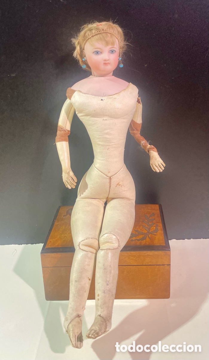 Mu&ntilde;ecas extranjeras: Mu&ntilde;eca de Porcelana Siglo XIX