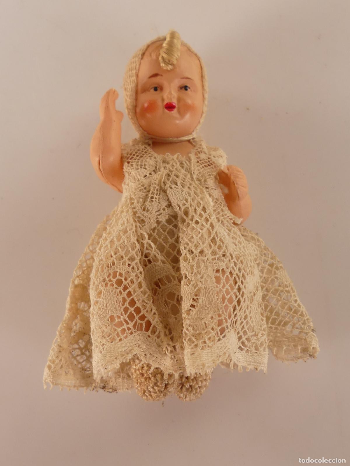 Bonecas Internacionais: PEQUE&Ntilde;A MU&Ntilde;ECA MINIATURA MIDE 8 CM