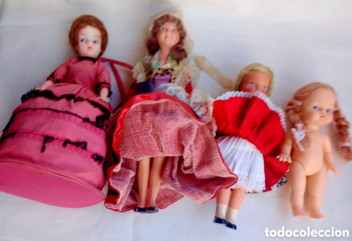 Mu&ntilde;ecas extranjeras: Lote de mu&ntilde;ecas antiguas - Foto 6