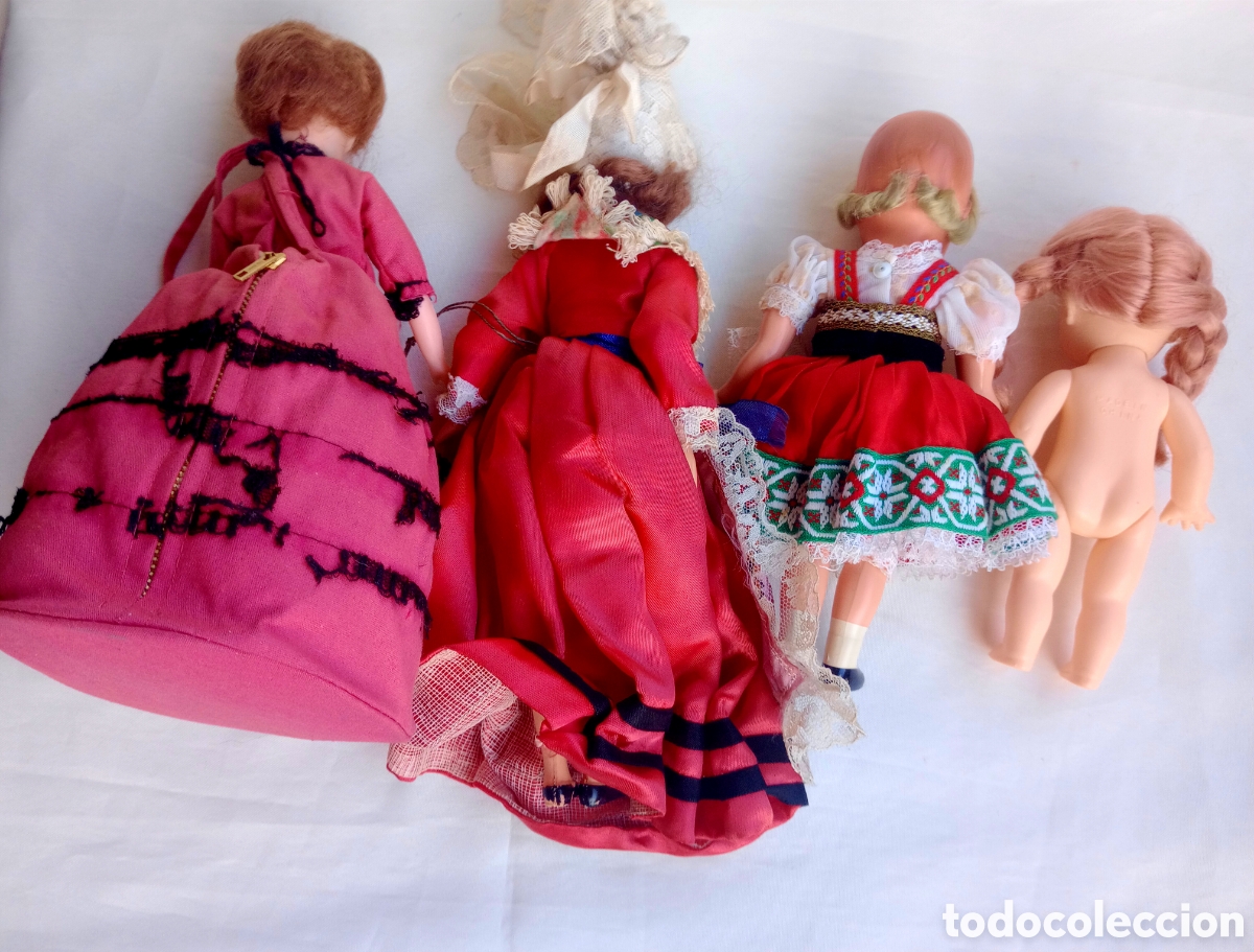 Mu&ntilde;ecas extranjeras: Lote de mu&ntilde;ecas antiguas - Foto 7