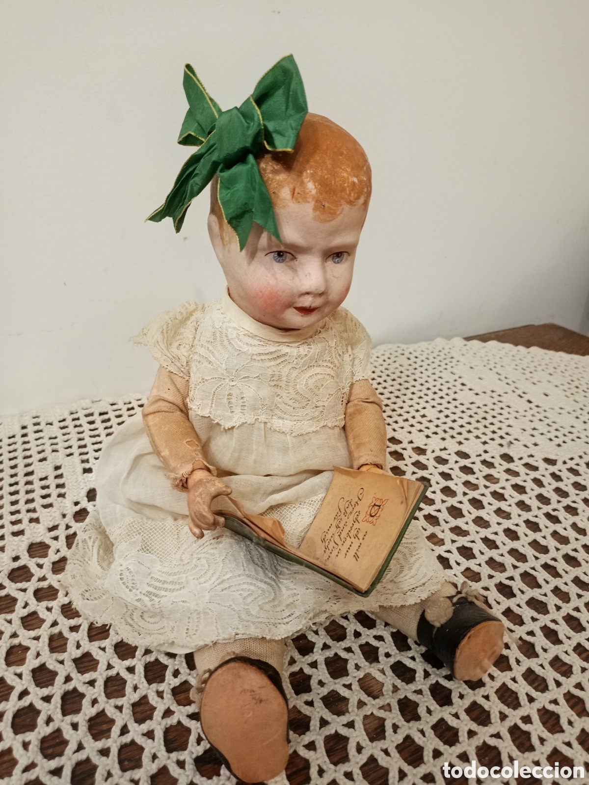 Mu&ntilde;ecas extranjeras: Excepcional y muy rara mu&ntilde;eca de la firma alemana Gebr&uuml;der Bing 1915