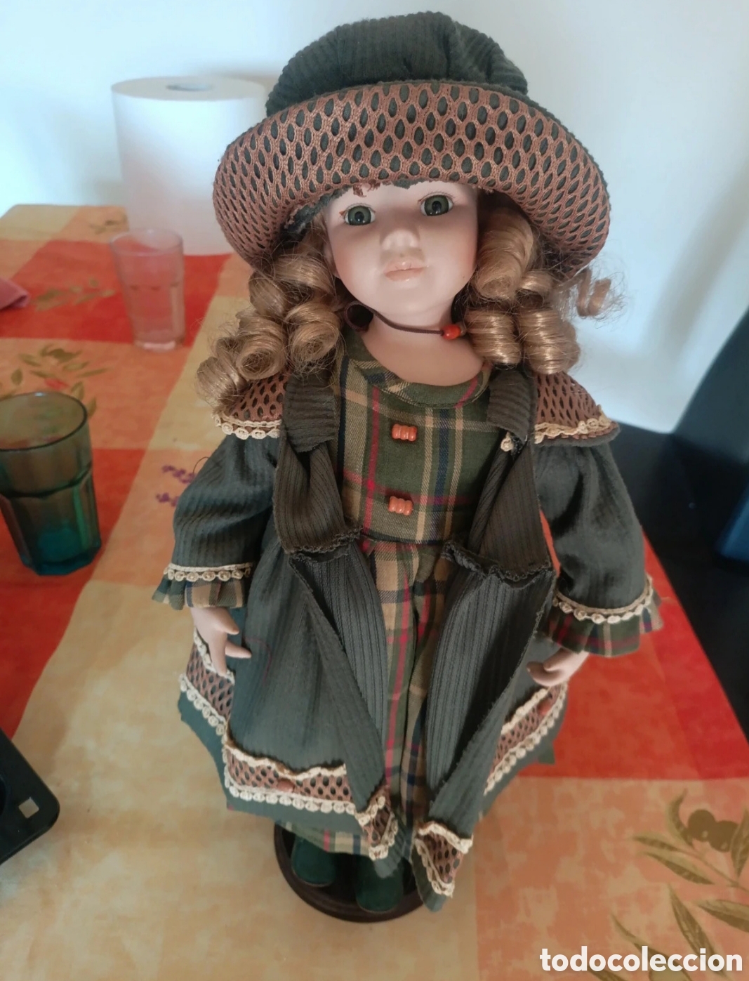 Mu&ntilde;ecas extranjeras: Mu&ntilde;eca Porcelana Colecci&oacute;n Vintage (Estilo Victoriano).