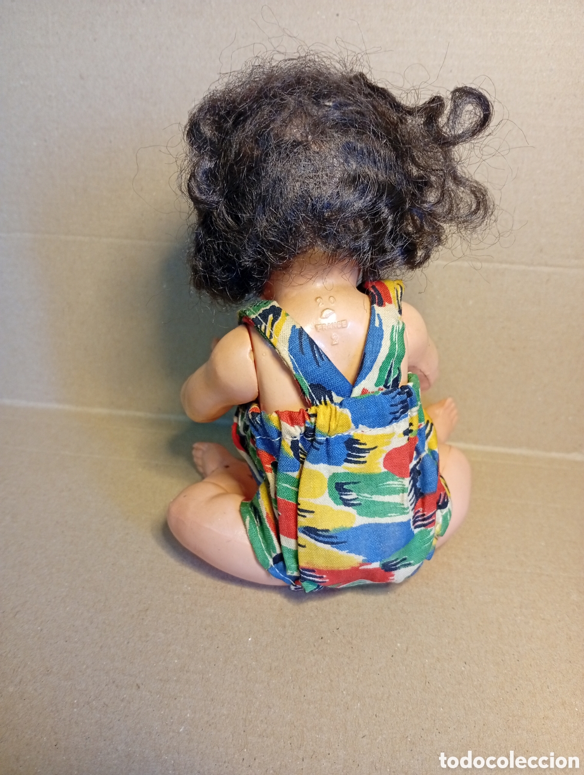 Mu&ntilde;ecas extranjeras: Mu&ntilde;eca platico antigua - Foto 2