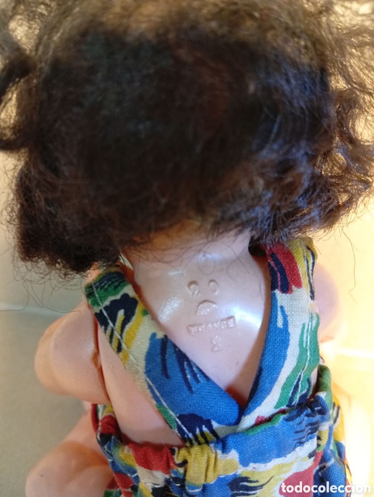 Mu&ntilde;ecas extranjeras: Mu&ntilde;eca platico antigua - Foto 3