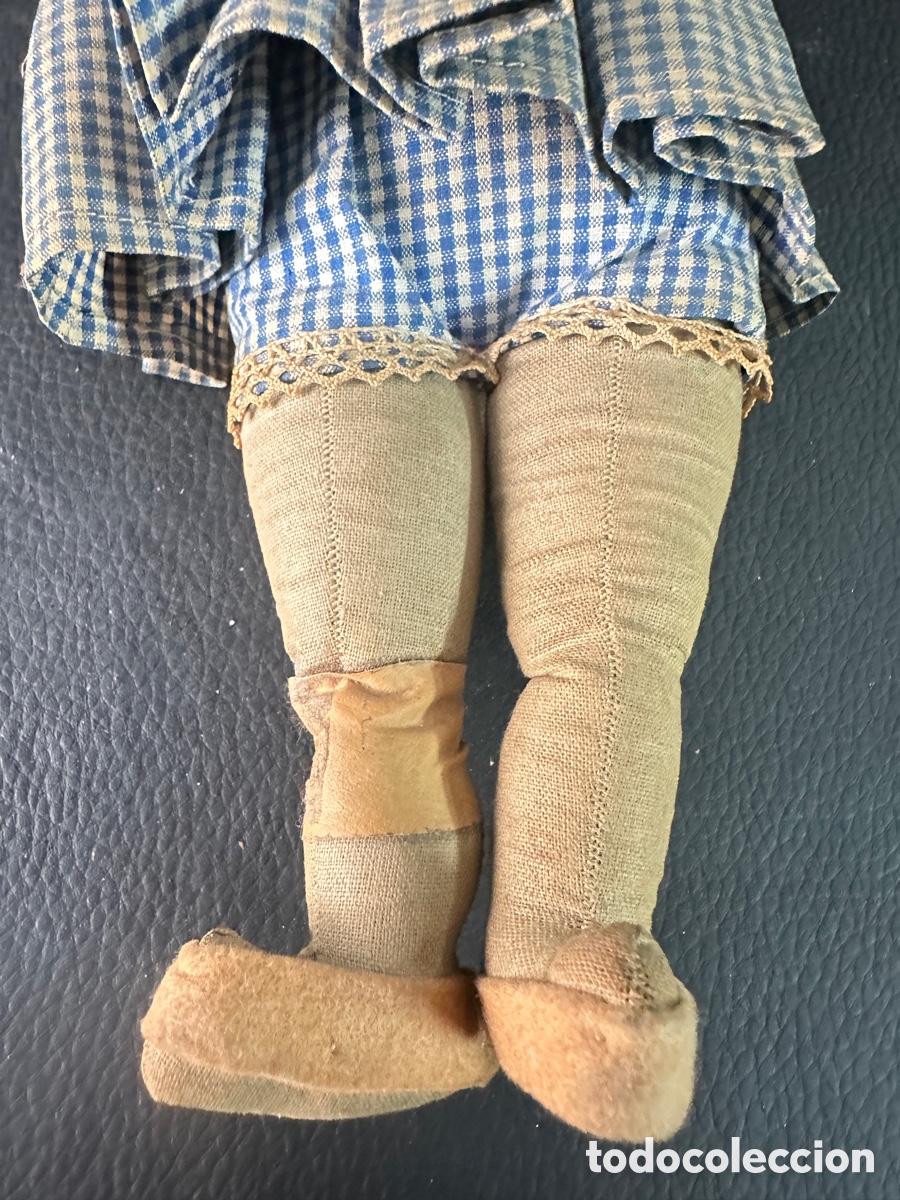 Mu&ntilde;ecas extranjeras: Mu&ntilde;eca de trapo cara pintada a mano - Foto 3