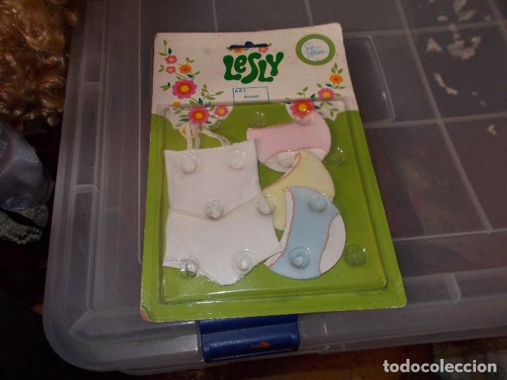 Mu&ntilde;ecas Lesly cl&aacute;sicas de colecci&oacute;n: Blister de ropa interior de Lesly - Foto 1