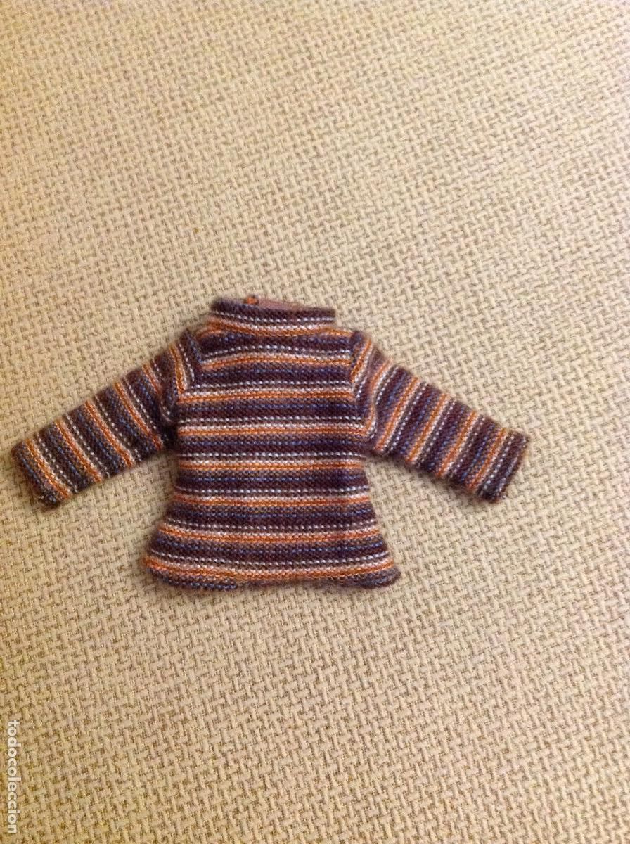 Mu&ntilde;ecas Lesly cl&aacute;sicas de colecci&oacute;n: Jersey Lesly marr&oacute;n rayas - Foto 1