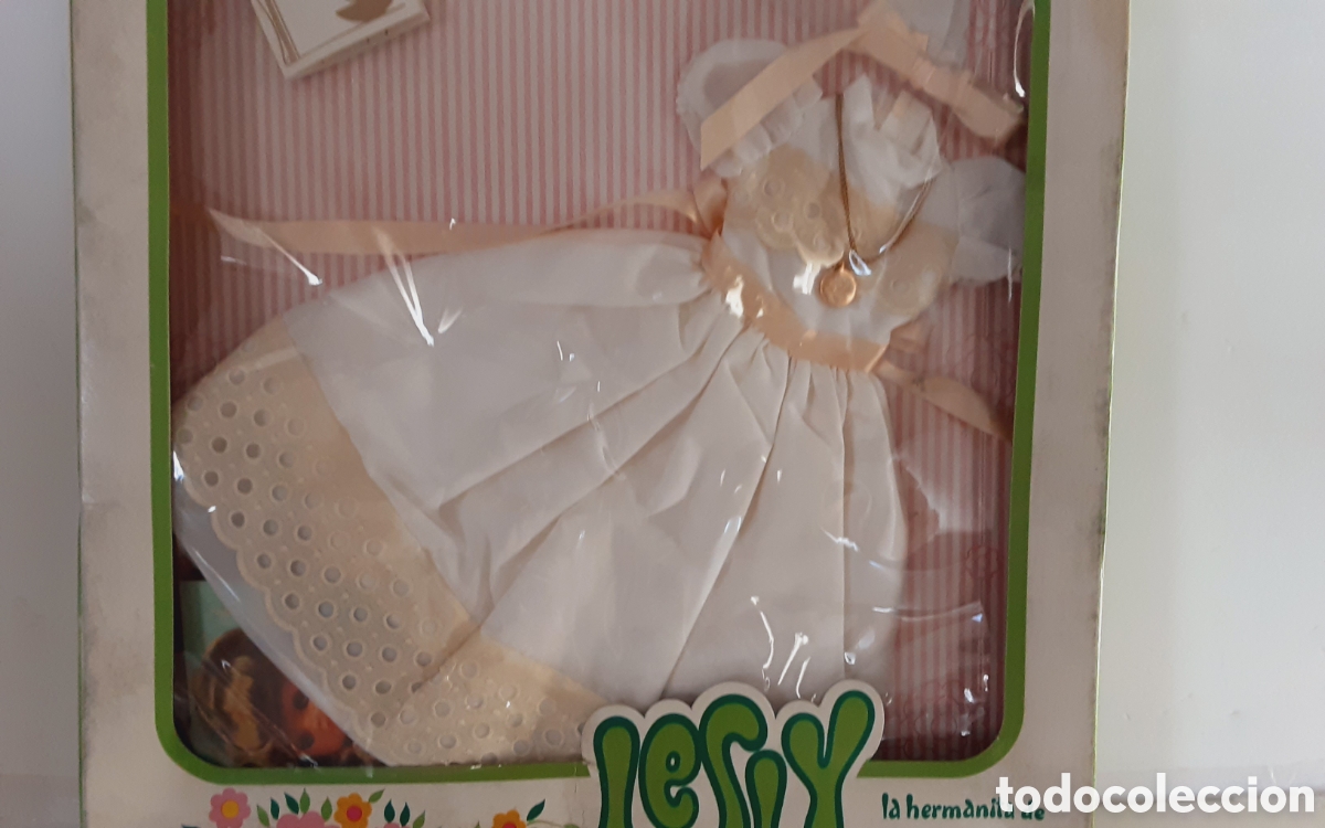 Mu&ntilde;ecas Lesly cl&aacute;sicas de colecci&oacute;n: Lesly. Vestido comuni&oacute;n. Nuevo. - Foto 2