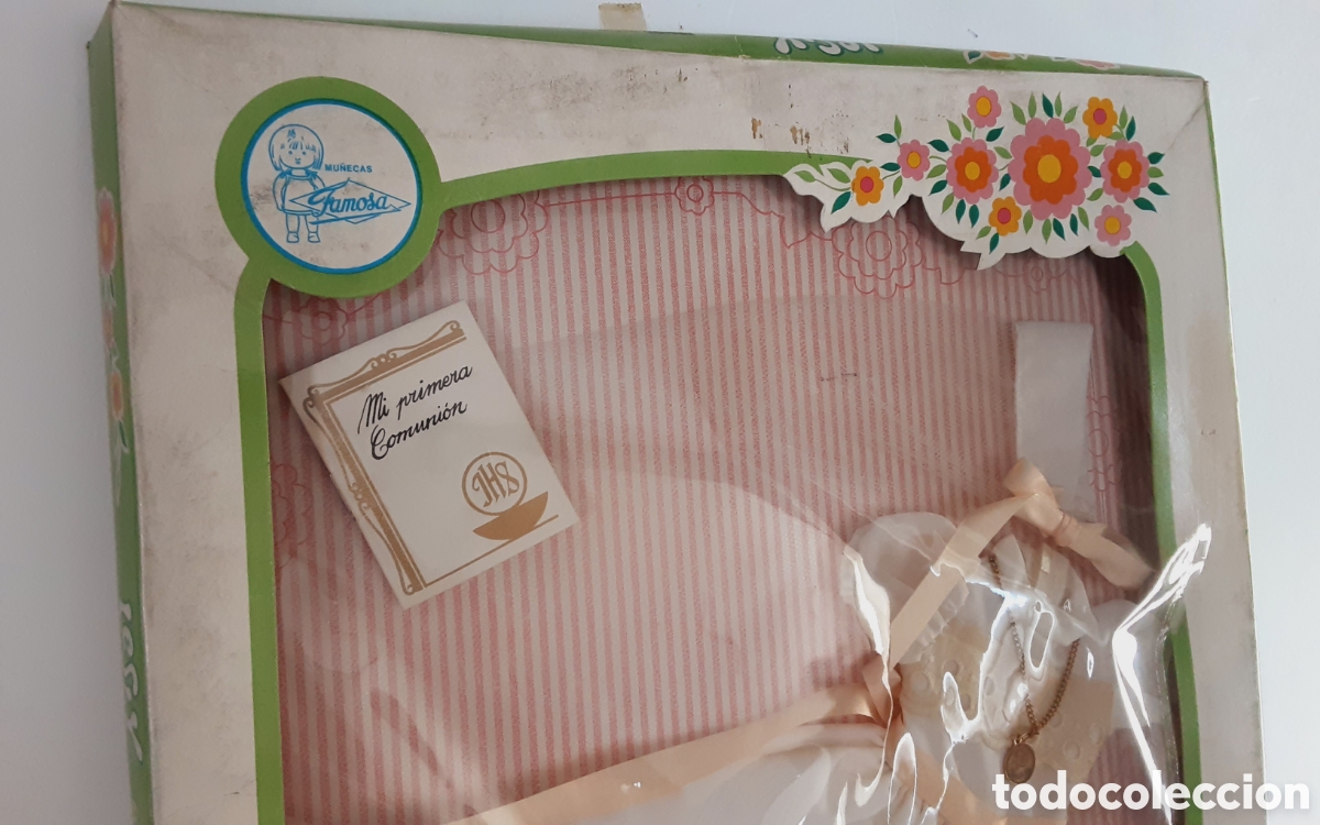 Mu&ntilde;ecas Lesly cl&aacute;sicas de colecci&oacute;n: Lesly. Vestido comuni&oacute;n. Nuevo. - Foto 3