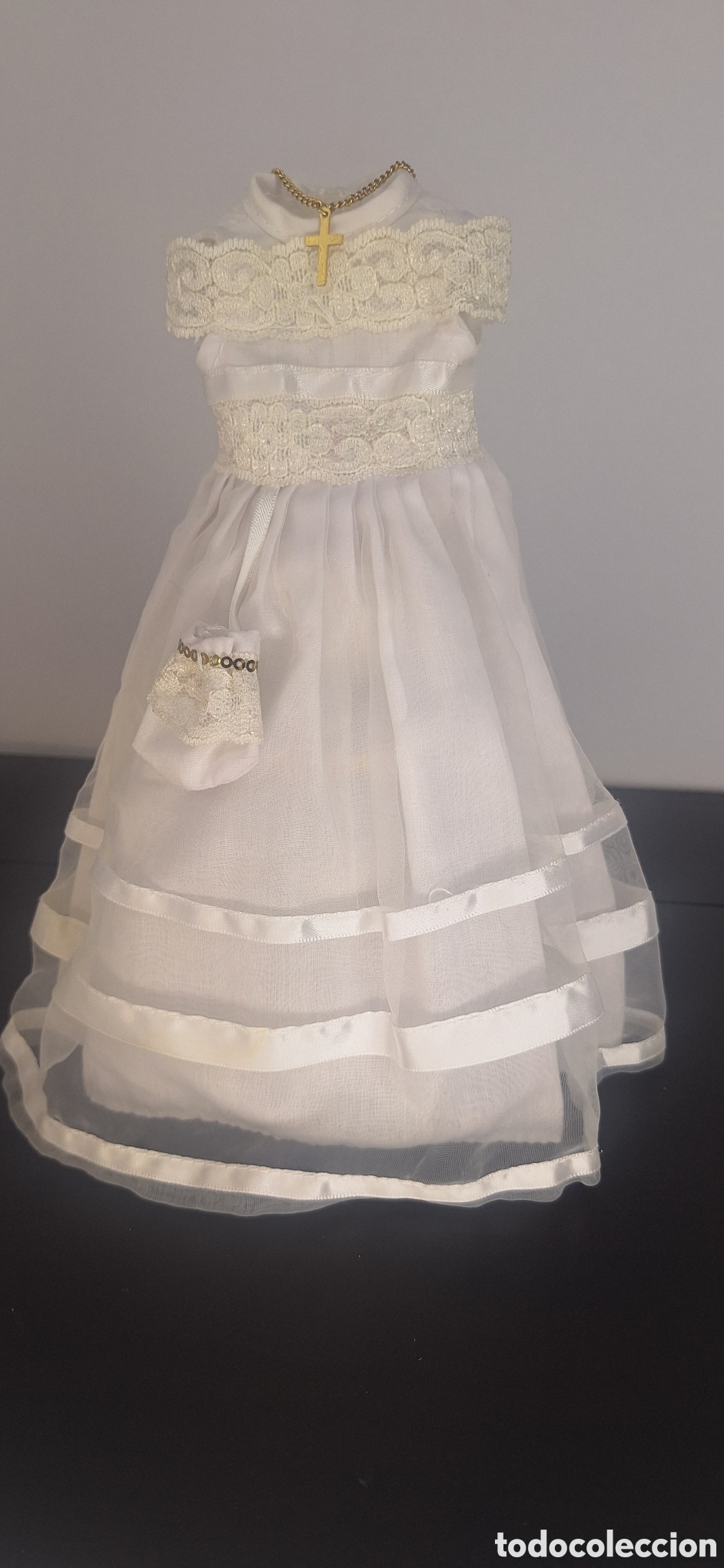 Mu&ntilde;ecas Lesly cl&aacute;sicas de colecci&oacute;n: Vestido de comunion reedicion Lesly - Foto 1
