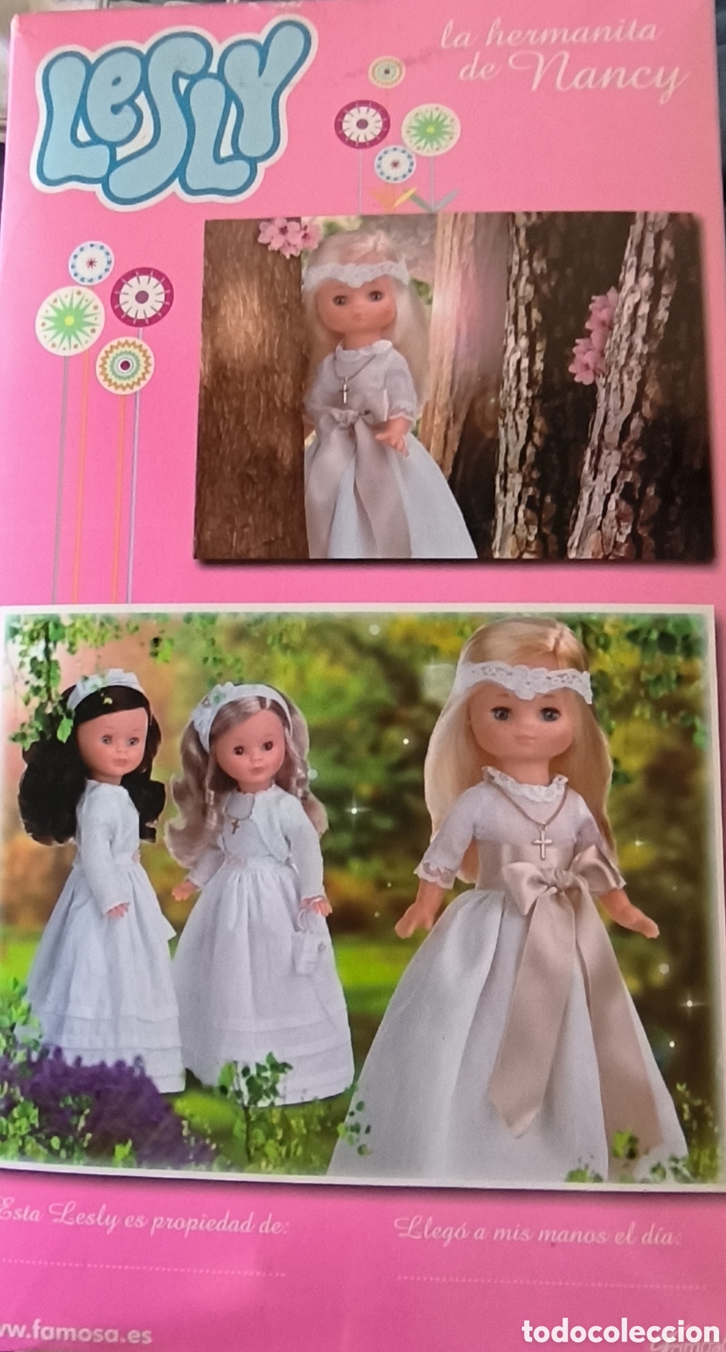 Mu&ntilde;ecas Lesly cl&aacute;sicas de colecci&oacute;n: Mu&ntilde;eca Lesly comuni&oacute;n nueva en caja - Foto 9