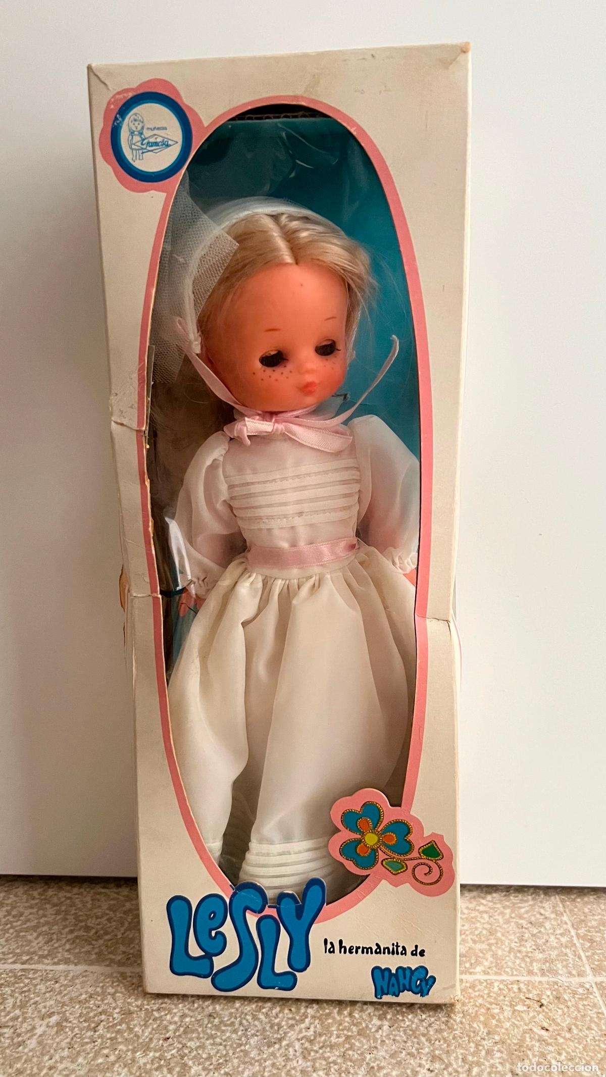 Mu&ntilde;ecas Lesly Cl&aacute;sicas de colecci&oacute;n: LESLY - PRECIOSA Y ANTIGUA LESLY HERMANITA DE NANCY EN SU CAJA ORIGINAL,A&Ntilde;OS 70!