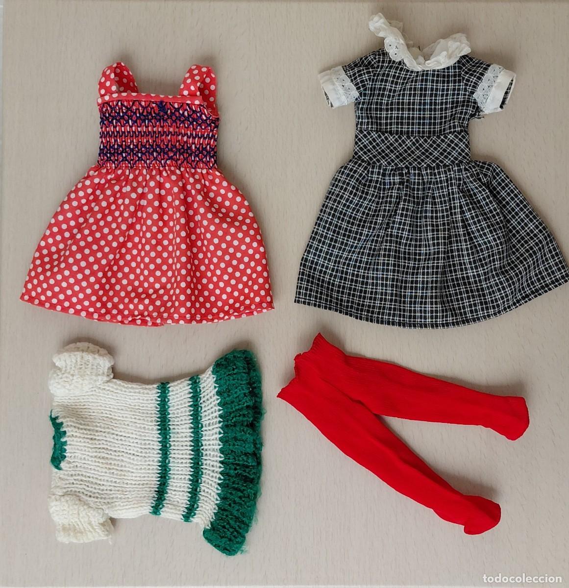 Mu&ntilde;ecas Lesly Cl&aacute;sicas de colecci&oacute;n: LESLY LOTE VESTIDOS IGUELDO, ROMANTICA, LANA Y LEOTARDOS ROJOS