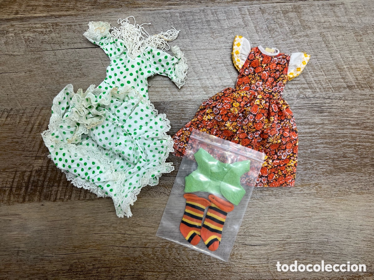 Mu&ntilde;ecas Lesly Cl&aacute;sicas de colecci&oacute;n: Lote de ropa lesly original