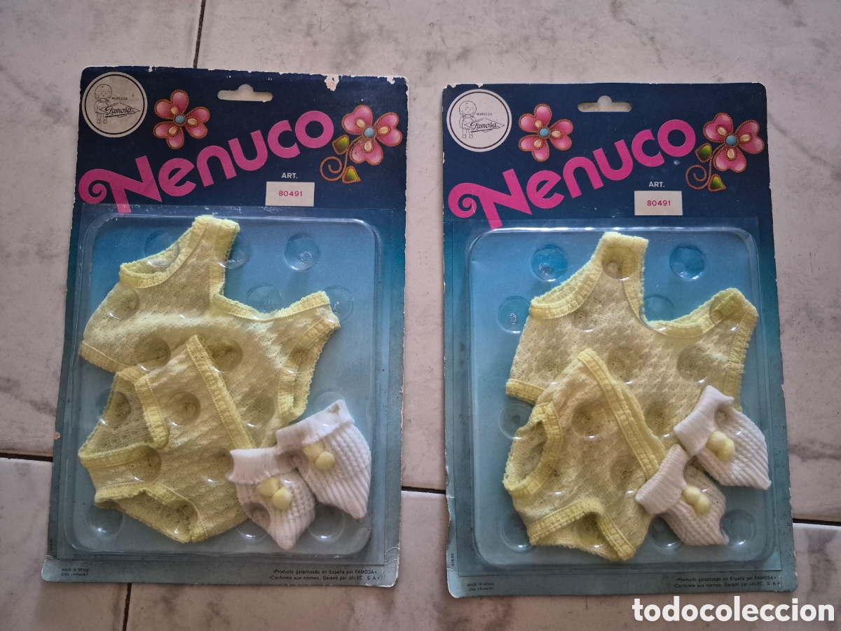 Mu&ntilde;ecas Lesly cl&aacute;sicas de colecci&oacute;n: Ropa Nenuco Famosa (sin abrir)
