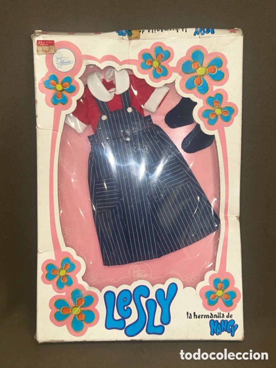 Mu&ntilde;ecas Lesly cl&aacute;sicas de colecci&oacute;n: CONJUNTO VACACIONES LESLY HERMANITA DE NANCY, REF. 80539 EN SU CAJA ORIGINAL *NUEVO* *VER FOTOS*