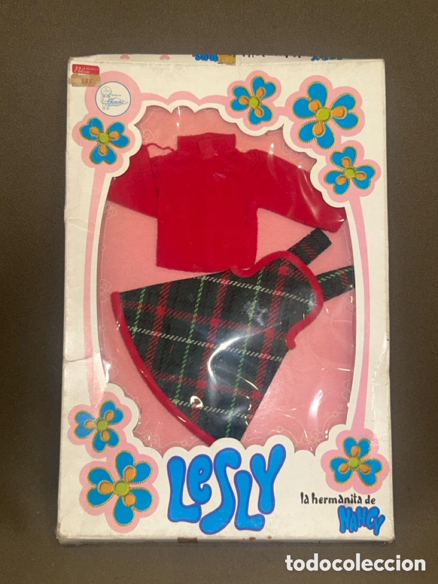 Mu&ntilde;ecas Lesly cl&aacute;sicas de colecci&oacute;n: VESTIDO LESLY HERMANITA DE NANCY, OTO&Ntilde;O, FAMOSA, REF 80510 EN SU CAJA ORIGINAL *NUEVO* *VER FOTOS*