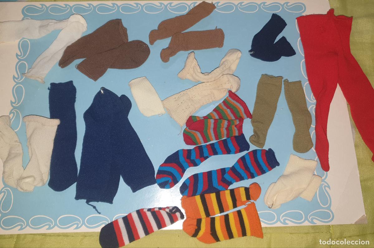 Mu&ntilde;ecas Lesly cl&aacute;sicas de colecci&oacute;n: LOTE CALCETINES Y MEDIAS DE LESLY