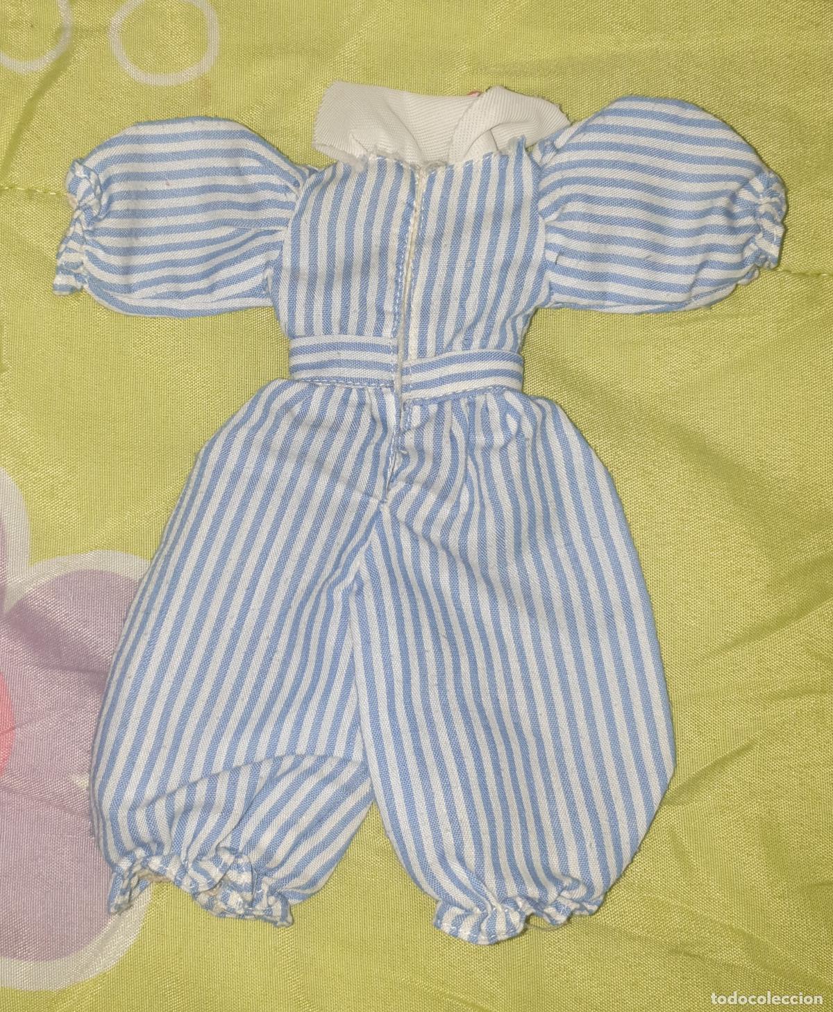 Mu&ntilde;ecas Lesly cl&aacute;sicas de colecci&oacute;n: DIF&Iacute;CIL CONJUNTO MONO RAYAS DE LESLY - Foto 2
