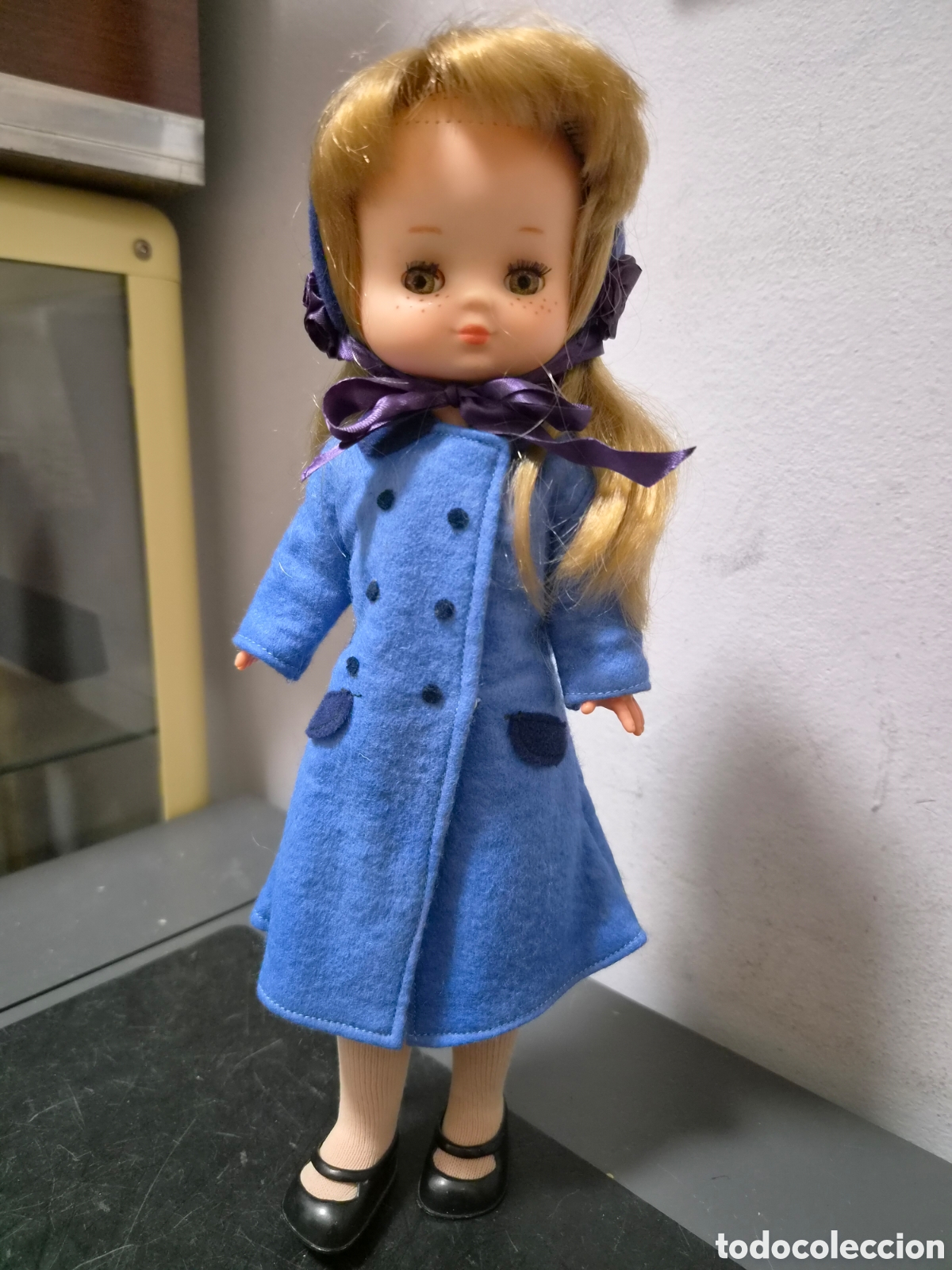 Mu&ntilde;ecas Lesly cl&aacute;sicas de colecci&oacute;n: ANTIGUA MU&Ntilde;ECA LESLY CON VESTIDO ORIGINAL A&Ntilde;OS 70